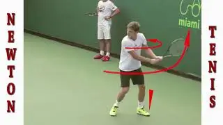 Newton tenis - Backhand by Goffin