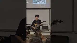 Playing Extreme - Little Girls in front of the university #guitar #extreme #metal #music #popular