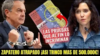 ZAPATERO NO TIENE ESCAPATORIA: 💣&iexcl;AYUSO SACA las PRUEBAS que LLEVAR&Aacute;N a PRISI&Oacute;N al AMIGO DE DELCY!💣