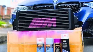 Spray Painting Intercooler Stencil