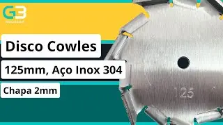 Disco Cowles 125 para Tintas 50 Litros