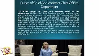 Kate Dinwiddie - Legal Issues in the Fire service