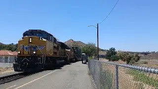 Ralifanning at Via Princessa Station #train #unionpacific #metrolink #railfan #railwaystation