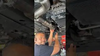 Установка длиннотрубных коллекторов MUSTANG GT 2022 STAINLESS WORKS🔊‼️ #шорты