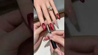 Nail art, cat eye nail art, colors that make skin look whiter, nail art sharing.