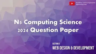 N5 Computing 2024 Q19 Functional requirements, CSS classes