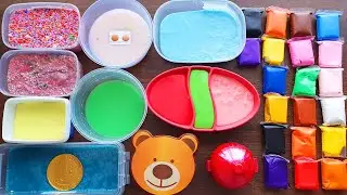 Clay and Crunchy Slime Mixing Smoothie