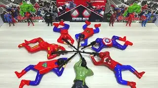 Avengers Superhero Marvel Spider-Man, ironman, captain America, hulk, Superman toys unboxing video
