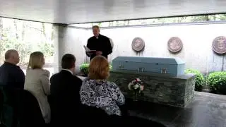 Funeral Service for my father, Andrew Schmitt, at Calverton Cemetery, Long Island NY