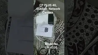 CP PLUS 4G Camera for Outdoor Uses, it's waterproof, Audio Io/Out