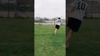 Kick-up Rabona Crossbar? 🥅⚽️ #skills #football #tekky #crossbar
