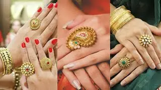 Latest Gold Big Ring Designs//Very Attractive Gold Rings Designs//Gold Ring Design For Girls 2020