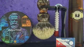48.💈 Griff Vintage (Gillette) Kopf von Razorock Slock/Yaqi 26mm Karamell