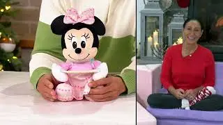 Disney Hide and Seek Animated Plush with Blanket on QVC