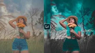 Cyan Blue &Dark Effect Photo Editing Lightroom|#lr_photo_editing |Piku Editography