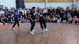 Rau and Isa, Brazilian zouk demo at BDF Holland 2024