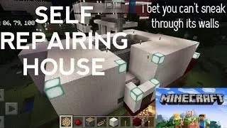 Minecraft | self repairing house in Minecraft | indestructible house| unique structure
