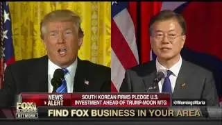 Trump's efforts to improve trade relations with South Korea