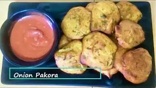Onion Pakaro Recipe in Oven | Baked Onion Pakora | Baked Onion Bhajis | Onion Pakora Recipe