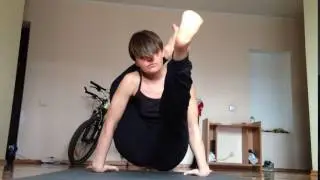 One Leg behind the Head Staff Asana