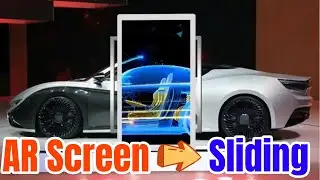 AR Screens With Slider Gear: Interactive Sliding Screen Digital Display For Museum& Event Experience