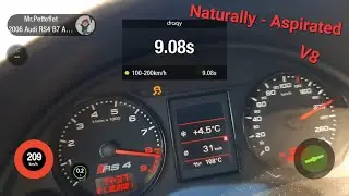 Audi RS4 B7 * 100-200Km/h * Dragy Motorsports *