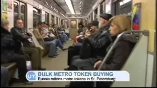 Russia Rations Metro Tokens: Panic buying forces limits on transport tokens in St. Petersburg