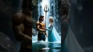 Aquaman ❄️ Elsa Epic Fusion | Water vs Ice | Final Transformation #shorts #viral #elsa #aquaman