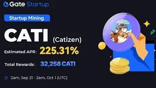 Stake & Earn CATIZEN and EARN 32258 CATI TOKE. 🥳