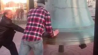 Ringing the Liberty Bell in Washington DC