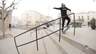 Jart Skateboards - Roger Silva rail sesh at 0 degrees