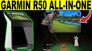 Garmin R50 Review: Unboxing, Setup, & Shots (All-In-One Golf Simulator)