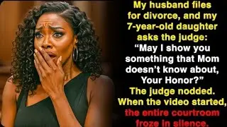 At my divorce hearing, my daughter played a video - Everyone was shocked