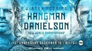 aew bryan danielson vs hangman page highlights