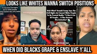 Trump's Ugly Words Backfire That The Civil Rights Movement Enslaved Whites. Black America In Uproar
