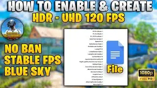 Unlock ULTRA HD / HDR + 120 FPS with Blue sky in PUBG MOBILE on Gameloop Emulator