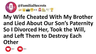 My Wife Cheated With My Brother and Lied About Our Son&rsquo;s Paternity&mdash;So I Divorced Her, Took the Will
