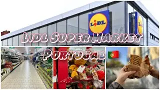 Super Market in Portugal Ft LIDL | Come Grocery Shopping With Me |life in Portugal 🇵🇹 mini vlog