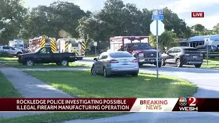Police investigating report of illegal firearm manufacturing, hazardous materials at Brevard home
