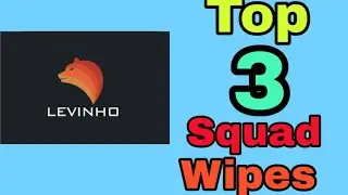 LEVINHO - TOP 3 SQUAD WIPES / BEST SQUAD WIPES BY LEVINHO / STERIO GAMING...