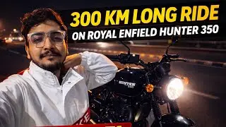 ￼ 🏍️ 300 KM LONG RIDE ON ROYAL ENFIELD HUNTER 350 | REAL EXPERIENCE | HIGHWAY + CITY RIDE