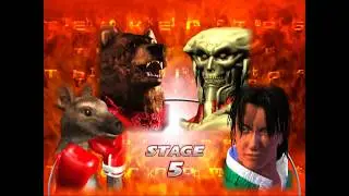 Tekken Tag (철권 tag) - Team Animal - Roger & Kuma - PS2 - PCSX2 Emulator [ 2160P 4K ]