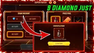 FREE FIRE NEW EVENT SUPER MATCH//HOW TO GET BUNDLE IN 9 DIAMOND//FF NEW EVENT//SUPER MATCH