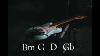 backing track Bm G D Gb key D