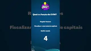 O papel da CVM - Quiz 4 #shorts #cvm #conhecimentosbanc&aacute;rios