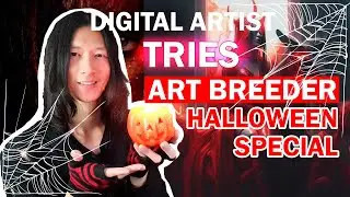 🎃 Digital Artist Tries Art Breeder - Halloween Special 2023 👻