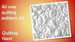 Узоры для стежки по всей поверхности #6 – мастер-класс по стежке в свободной технике – мыльные пу...