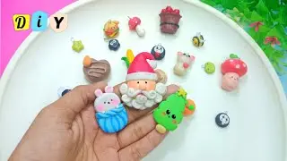 ✨Clay Fridge Magnet Ideas || DIY Christmas Megnet at home  @CraftyShrea