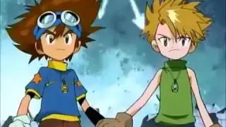Agumon y Gabumon digievolucionan a Wargreymon y Metalgarurumon
