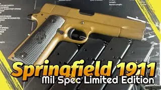 Первый взгляд и распаковка пистолета Springfield 1911 Mil Spec Limited Edition в цвете Coyote.